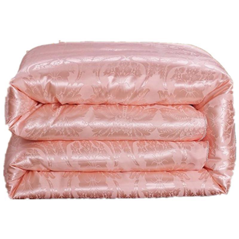 艾洛苏贡缎蚕丝棉被子纯棉全棉婚庆大红缎面蚕丝棉被芯秋冬夏凉被褥单