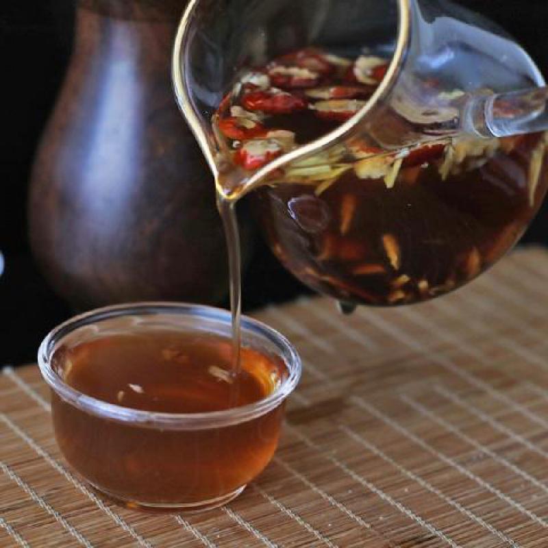 云南姜来无忧姜丝红枣茶大姨妈黑糖姜茶红枣姜茶姜枣茶姜丝茶480g