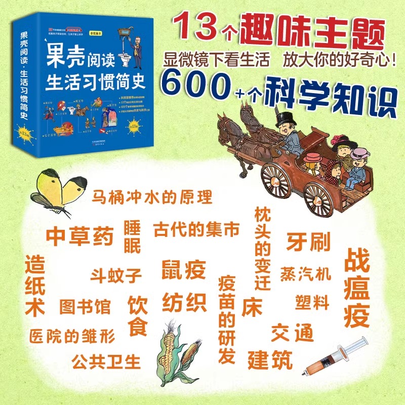 果壳阅读·生活习惯简史(平装全13册) [正版]樊登果壳阅读·生活习惯简史(平装全13册)全国科普作品! 国内科普传播机高清大图