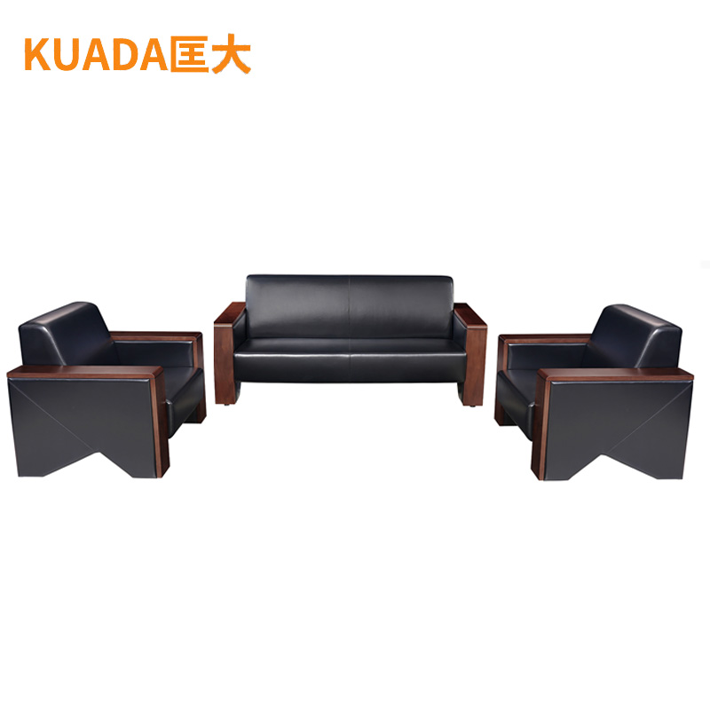 匡大 酒店沙发办公沙发 皮艺沙发 办公室接待沙发 西皮 沙发组合 KDT294高清大图