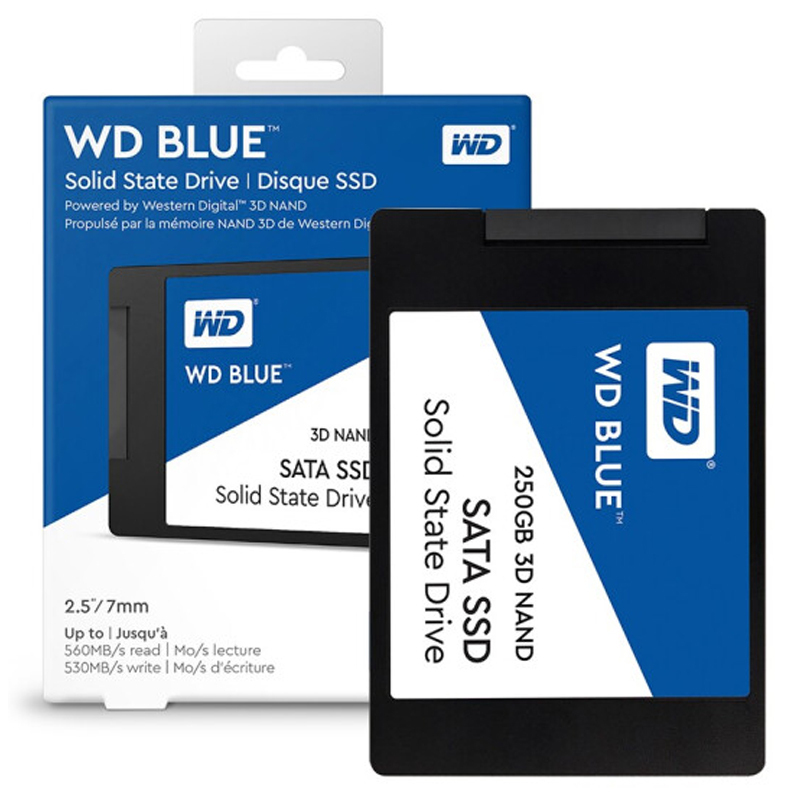 西部数据（WD) 500GB SSD固态硬盘 SATA3.0 Blue系列 3D技术