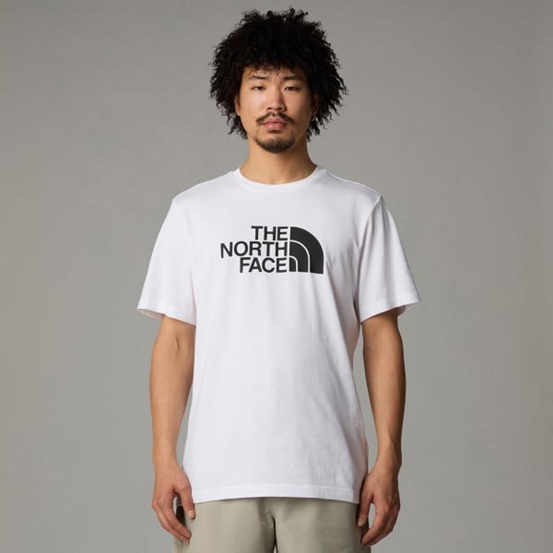 THE NORTH FACE纯棉再生涤纶短袖户外印花 logo 男士基础款圆领T恤