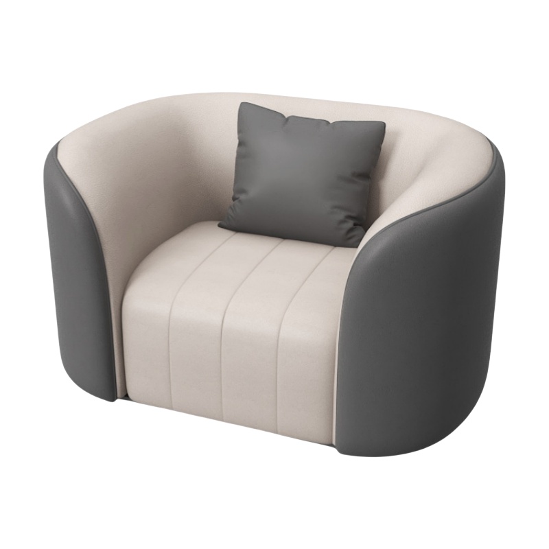 演发 皮艺沙发单人 个高清大图