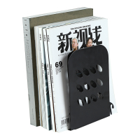 齐心 B2164 铁书立超稳固 8.5寸 黑