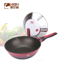 康巴赫帕滕基兴不粘锅炒锅 合金炒菜锅铁锅具 30cm 平底锅家用电磁炉燃气灶明火通用