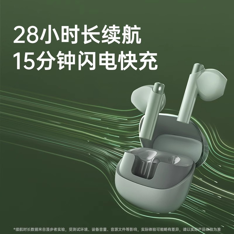 EDIFIER/漫步者Zero X真无线蓝牙耳机女士游戏运动久戴不痛高音质新款花再 碳灰色