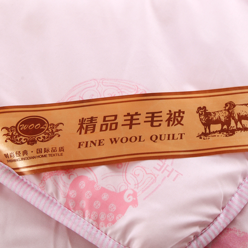 北极绒羊毛被100%纯羊毛防钻毛加厚保暖春秋冬被6斤8斤被子