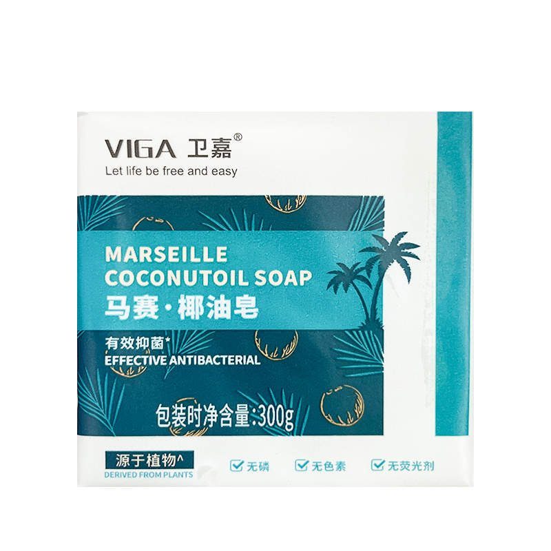 卫嘉马赛椰油香薰皂 300g 2块装高清大图