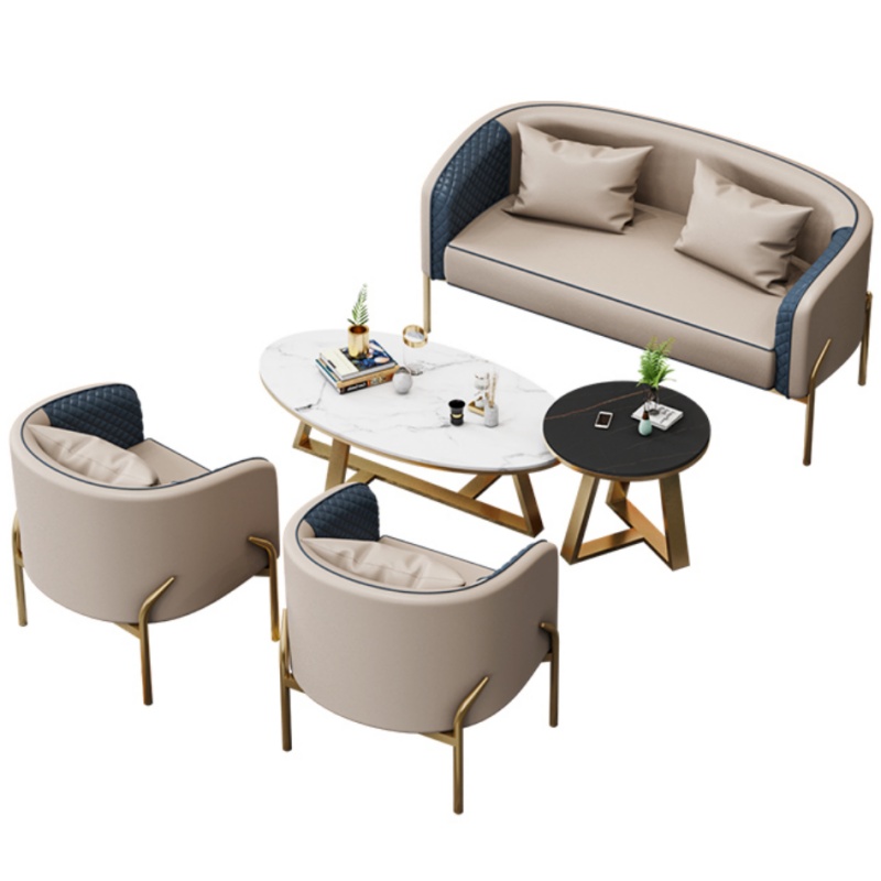 悦兴诚沙发组合单人+单人+双人+茶几套高清大图