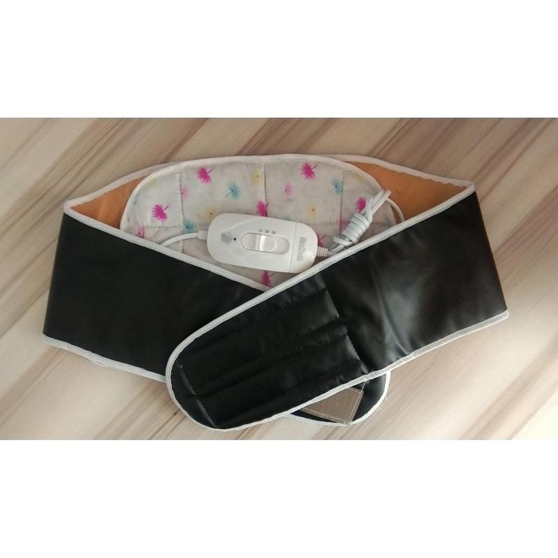 电热护腰带插电发热保暖暖腰间盘可调温暖宫电热护腰秋冬男女黑色电