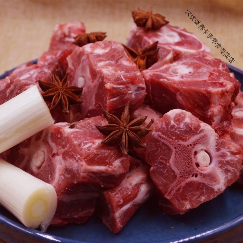[顺丰]多肉羊蝎子羊脖骨羊脊骨羊骨头羊肉新鲜食材火锅用品 1斤装高清大图