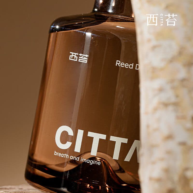 CITTA 大地·圆角木盖方瓶藤条香薰 柚木烟草100ml图片
