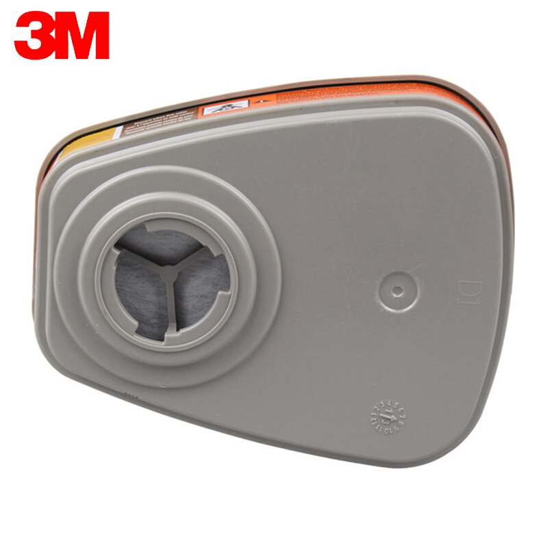 3M 6009自吸过滤式防毒面具配套滤毒罐 2个/包 1包/件(单位:件)