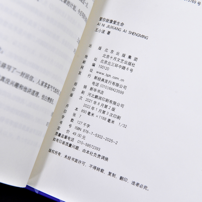 [正版]珍藏版爱你就像爱生命 王小波著 经典文学小说作家 中国近代随笔现当代文学书籍 王小波的经典作品书籍高清大图