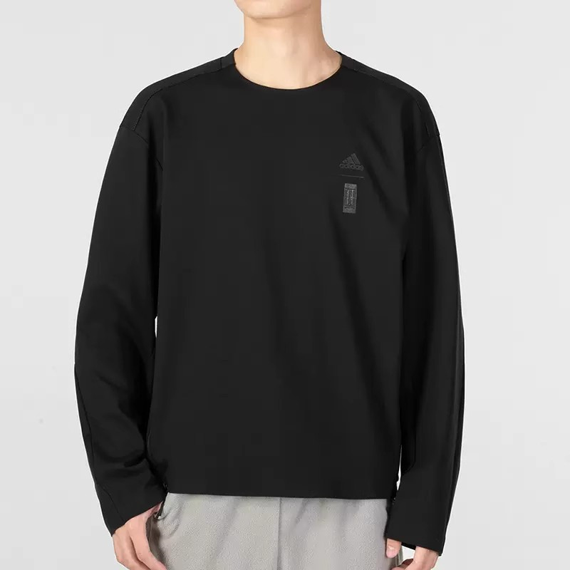 adidas/阿迪达斯男子春季宽松休闲运动针织圆领卫衣 HM2942 C