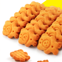 佬食仁(LAOSHIREN) [椰香小熊饼干400g/箱] 小包装网红小饼干早餐糕点点心零食散装代餐整箱
