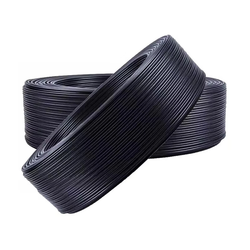 润达讯 RDX-H1MM-200M 两芯电话线2*1.0mm 200米/卷 黑色 1卷高清大图