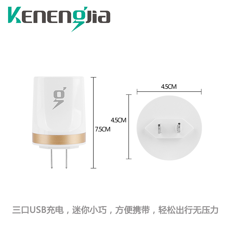 手机快速充电器头iphone8x/7/6安卓ipad平板4.1a大电流多口usb线|双口3.1A充电器 英规(出国专用)