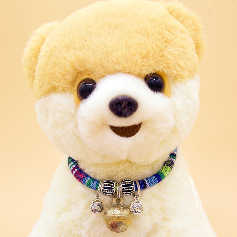狗铃铛项圈泰迪比熊小型犬狗狗小铃铛铜铃铜响可爱项圈式