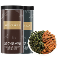 桑克拉(SUN CLARA)蒲公英根茶200g+蒲公英叶茶50g套装 长白山蒲公英浦公英茶 可搭配丁香花茶丁香茶叶