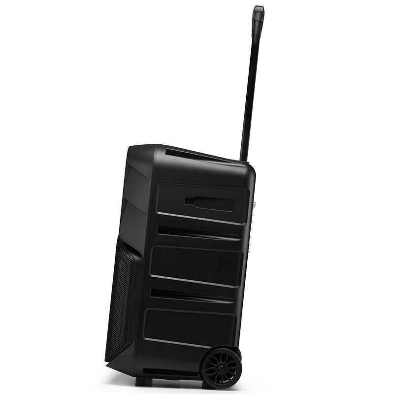 漫步者（EDIFIER）12英寸户外移动多媒体音箱广场舞音箱蓝牙拉杆音响便携音响黑色高清大图