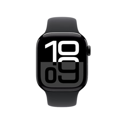 Apple Watch Series 10 (GPS+蜂窝网络) 46毫米 亮黑色铝金属表壳S/M MWYJ3CH/B