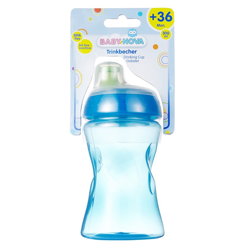 Baby Nova婴乐之星幼童运动水杯-带保护盖300ml(74112-橙色)