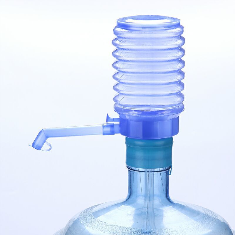 微型饮水机家用纯净水桶手压式手动抽水器压水器|透明款【压水器】