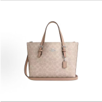 蔻驰(COACH)女包 Mollie25经典老花茉莉托特包购物袋手提单肩斜挎包C4250 CV965