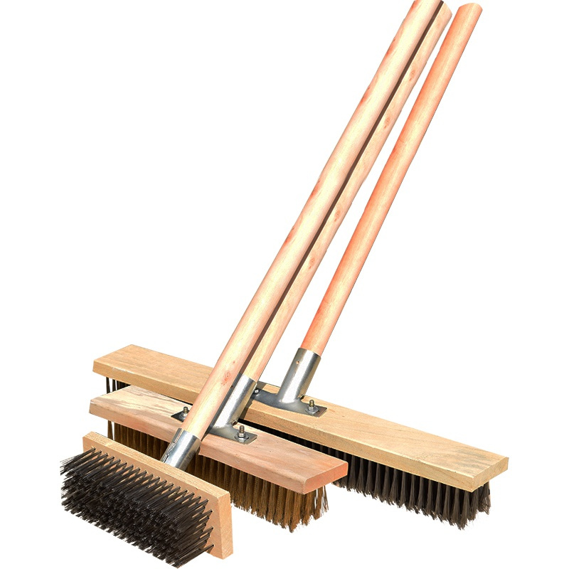 加厚庭院除青苔扫把加密金属大刷子清洁硬毛水池清洗带把鱼池家