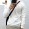 YANXU2023款圆领毛线衣男士韩版潮流百搭纯色修身毛衣针织打底衫男