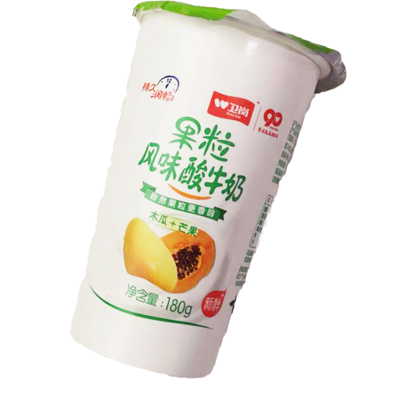 卫岗双果粒酸牛奶 (木瓜+芒果)180g
