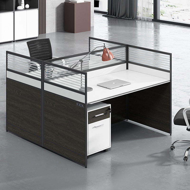 久五久 屏风工位 双人位张高清大图