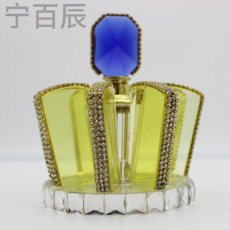 宁百辰汽车香水座 直销车载内饰摆件 镶钻水晶皇冠香水座批 车用香水