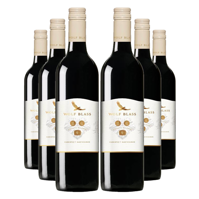 Wolf Blass纷赋酒庄珍藏赤霞珠干红葡萄酒750ML（六瓶装）