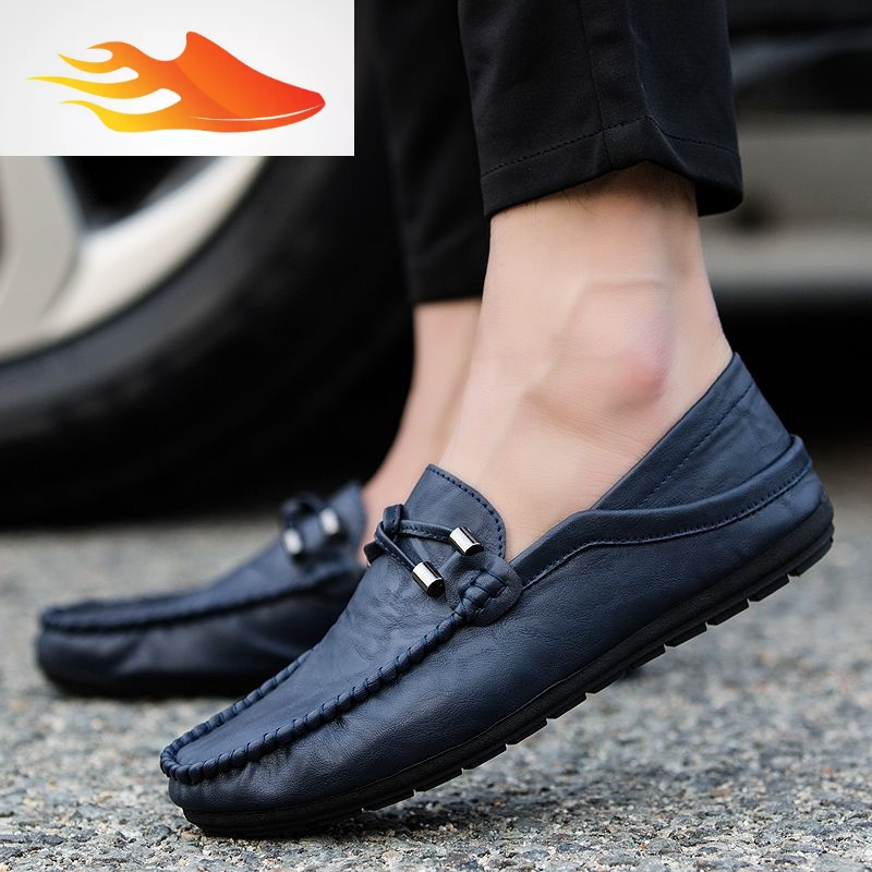 fishbasket男鞋冬季豆豆鞋男休闲鞋男青年百搭男生鞋子男韩版潮流学生