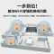 TP-LINK[全屋WiFi]1200M面板AP套装 AC组网千兆无线覆盖 3只面板AP+5口PoE路由器 (香槟金)