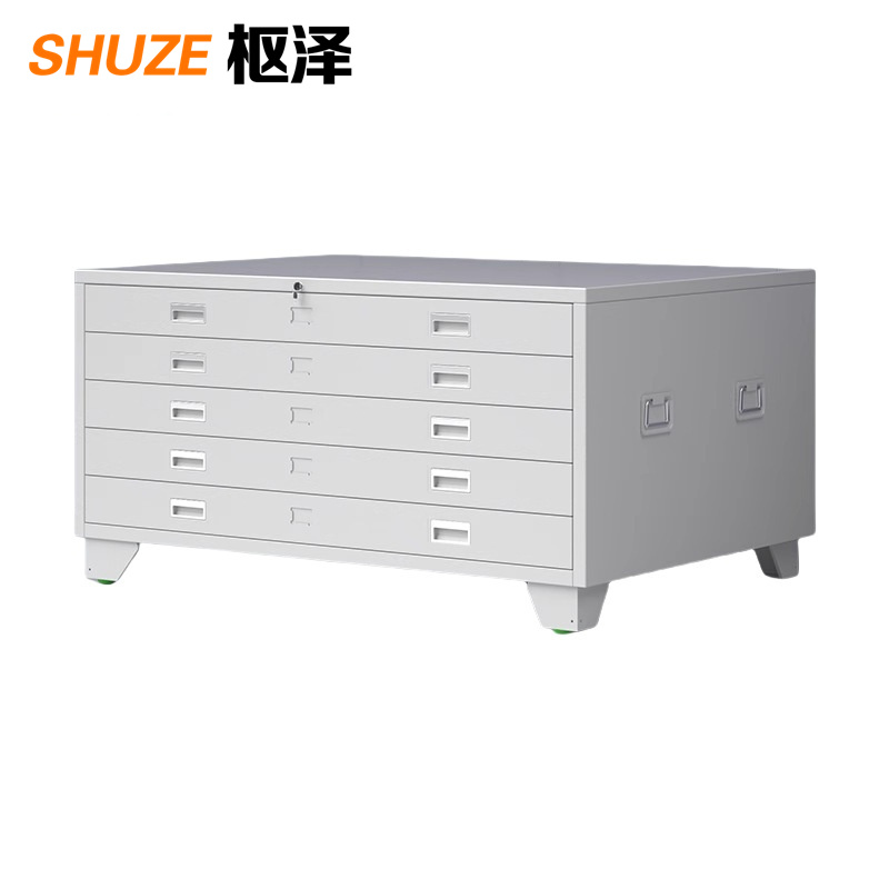 枢泽 图纸柜 文件柜 0号单节带轮1300*930*650mm 台高清大图