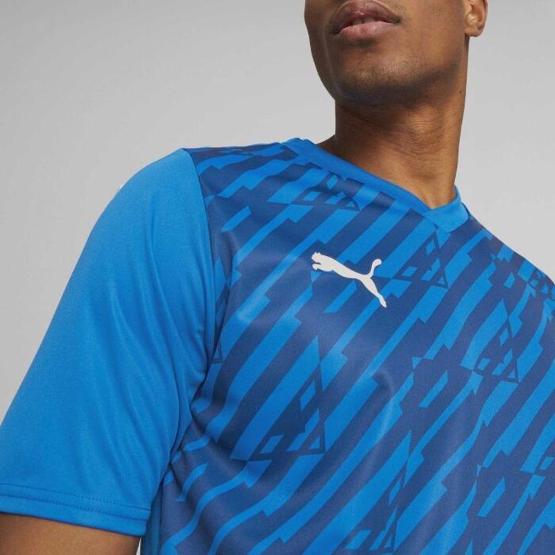 彪马(Puma)纯棉透气舒适足球训练运动T恤男款PUMA团队荣耀球衣