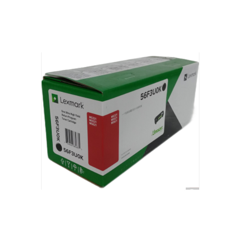 利盟(Lexmark)MS321/421/MS521/MS621K版 粉盒/碳粉盒 银行专用 超高容量 56F3U0K(约25000页)