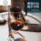 虹吸式咖啡壶套装玻璃虹吸壶 家用手冲虹吸壶咖啡器具套装咖啡机 封后 3人份黑色+小摇轮磨豆机