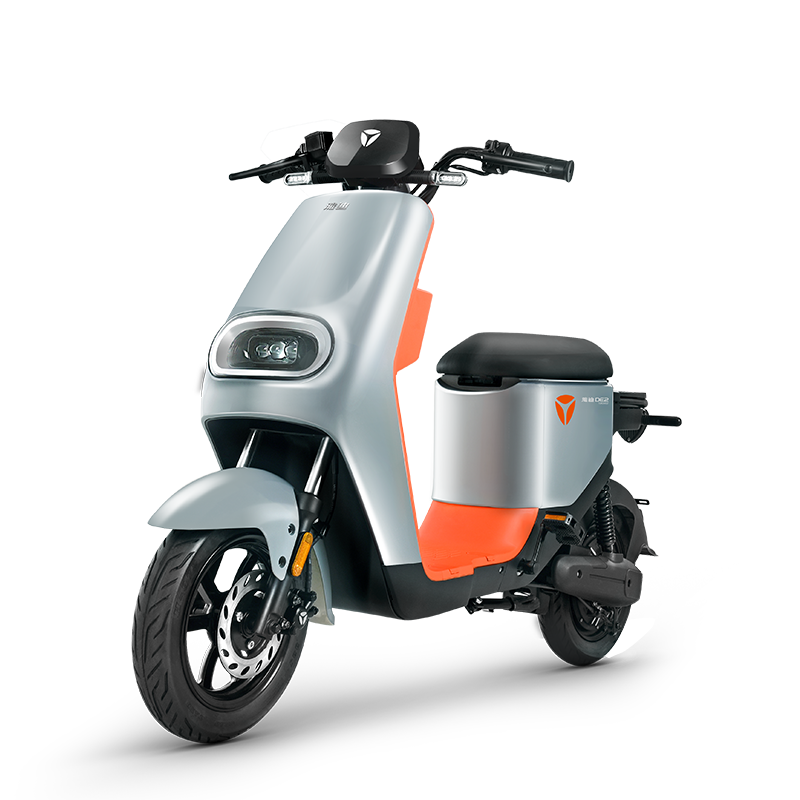 雅迪新款de2电自锂电48v24ah电动自行车都市骑行电瓶车100公里长续航