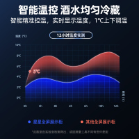 星星(XINGX)IVGC-3D-6019WA风冷980升3门展示柜饮料啤酒水果冷藏冰柜 商用便利店超市保鲜立式陈列柜