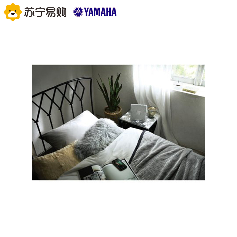 Yamaha/雅马哈 ISX-18 无线WIFI蓝牙音箱无线迷你台响卧室床头音响 白色