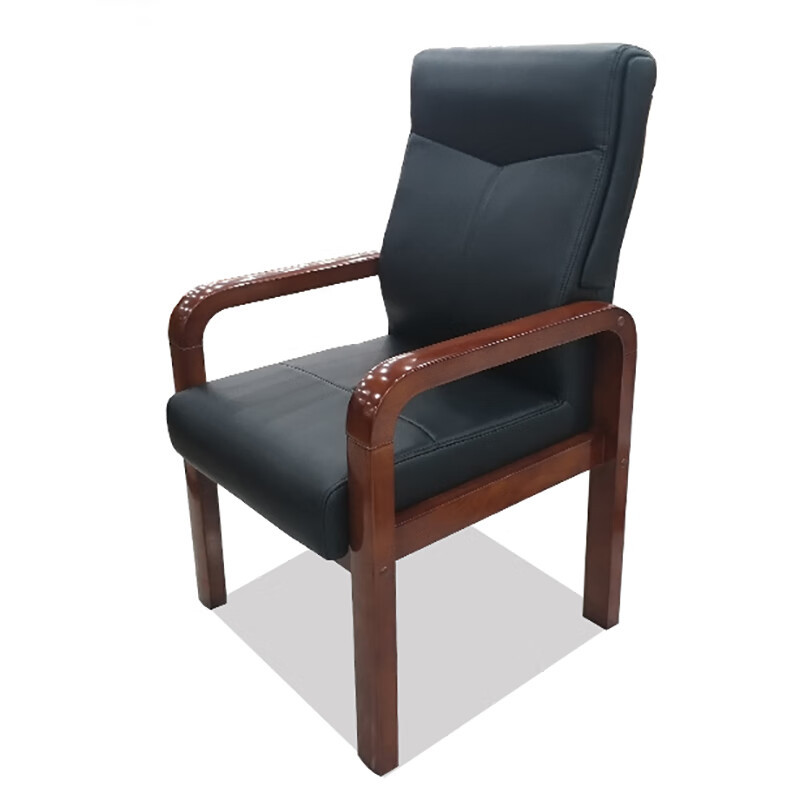 圣斯顿H-218 黑色西皮班前椅会议椅490*500*1060mm(单位:把)黑色高清大图