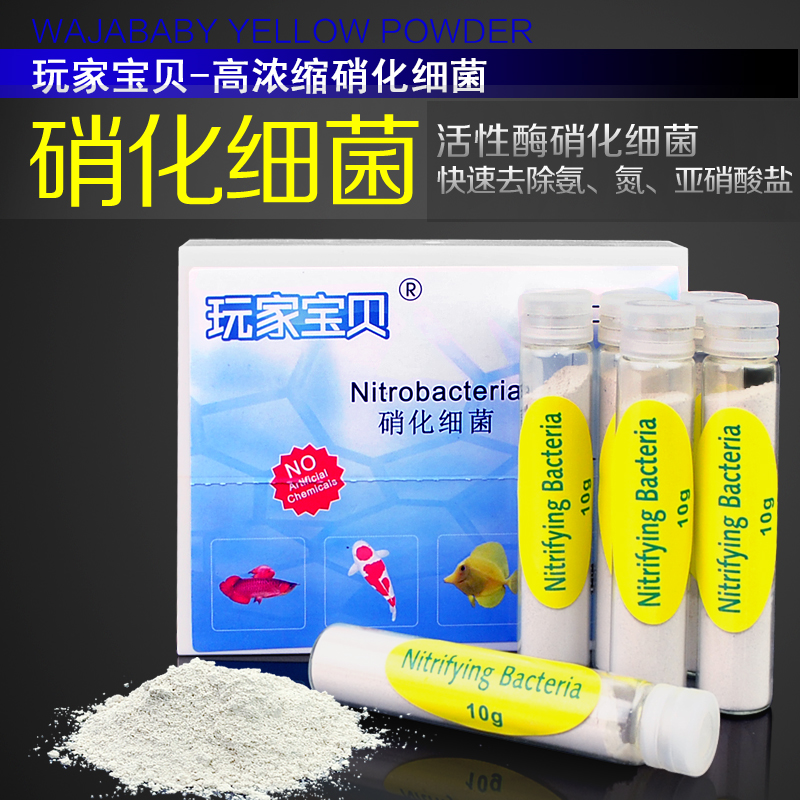 硝化细菌 养鱼用进口水族硝化菌干粉 鱼缸硝化细菌高清大图