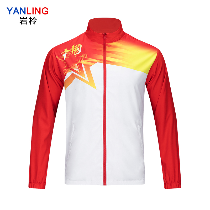 岩柃运动夹克风衣Y21911 3XL 红色