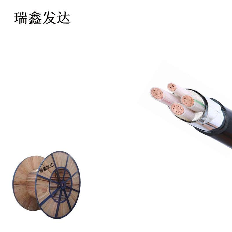 耐火铜芯铠装电缆NH-YJV22 3*150+2*70 米图片
