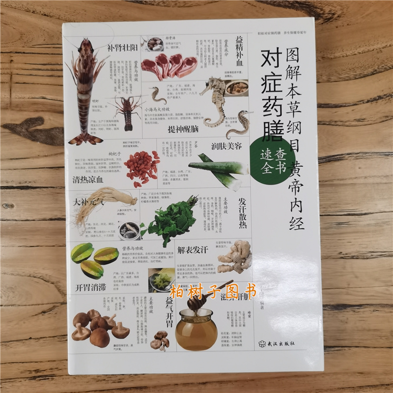 [醉染正版]图解本草纲目黄帝内经对症药膳速查全书五脏调理法药食同源中医养生饮食宜忌食疗书籍家庭营养师是保健食谱正版图书特高清大图