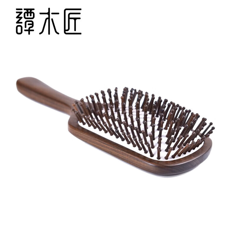 譚木匠 气垫气囊按摩梳风吟居家日用馈赠亲友实木护发柔软舒适高清大图